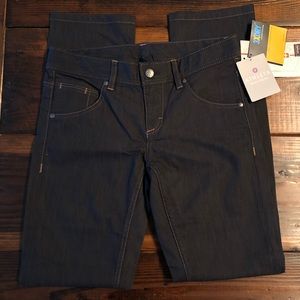 Athleta Frontier Jeans - Dark Wash Straight Leg